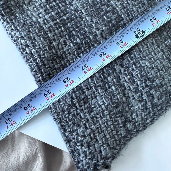 C.C.  Knitted Two Tone Scarf - Picture 8 of 9